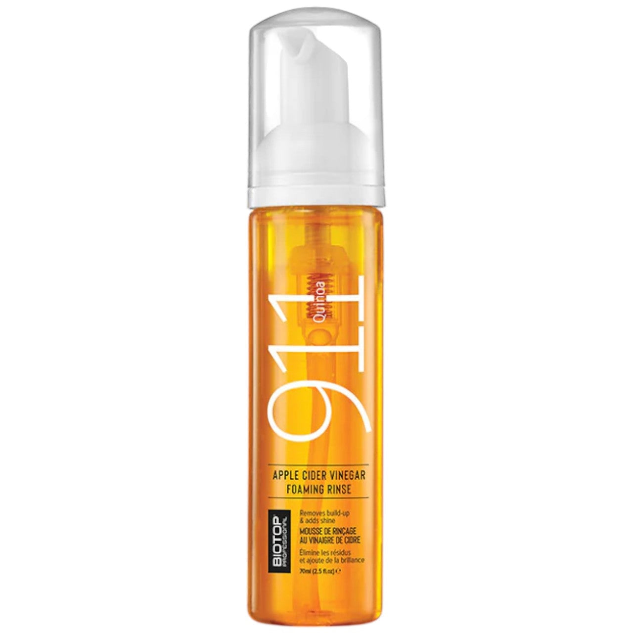BIOTOP PROFESSIONAL 911 Quinoa Vinegar Rinsing Foam 2.4 Fl. Oz. / 70 mL