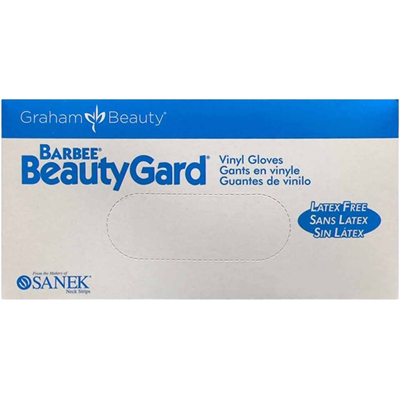 Graham Professional BeautyGard Vinyl Gloves 100 ct. Medium