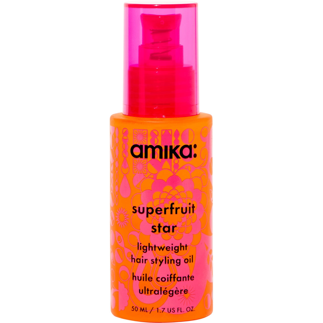 amika: superfruit star lightweight hair styling oil 1.7 Fl. Oz.