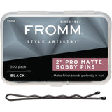 Fromm 2" Bobby Pins - Black 300 pk.